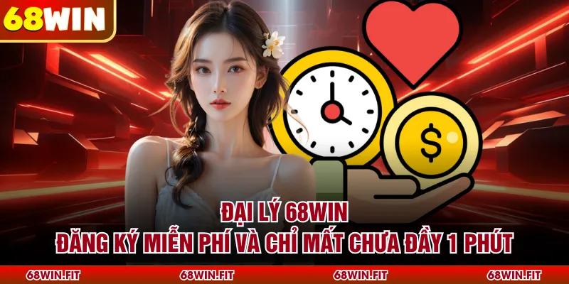 Đại Lý 68WIN - Đăng Ký Miễn Phí Và Chỉ Mất Chưa Đầy 1 Phút